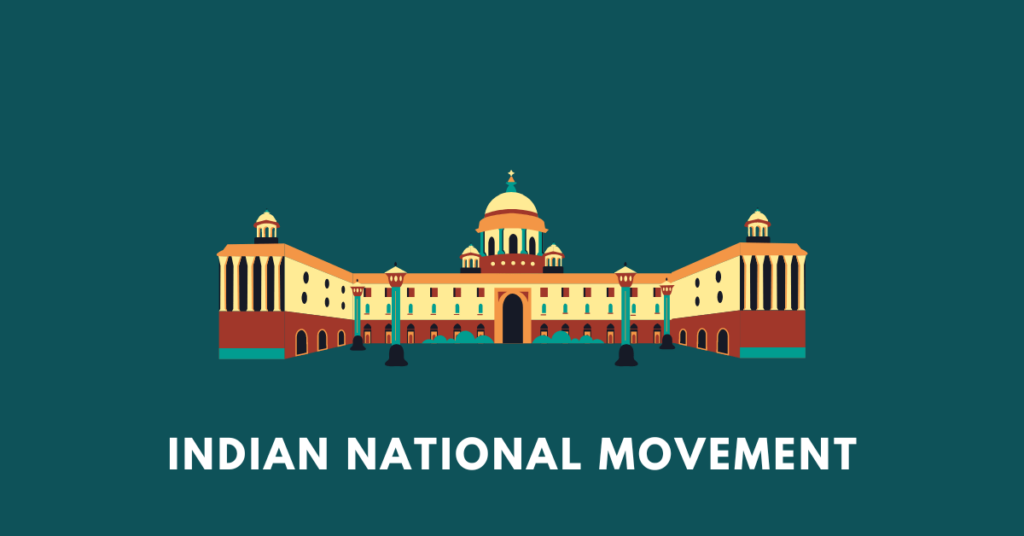 Indian National movement class 9 NBSE social science