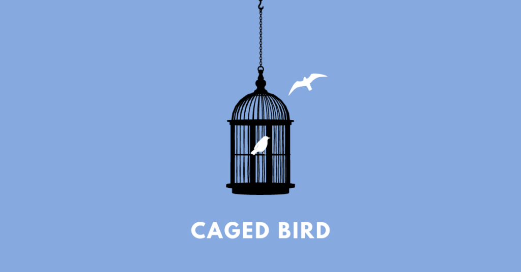 a caged bird and a free bird
