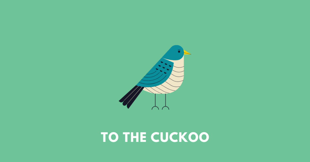 the cuckoo, illustrating the poem To the Cuckoo by William Wordsworth