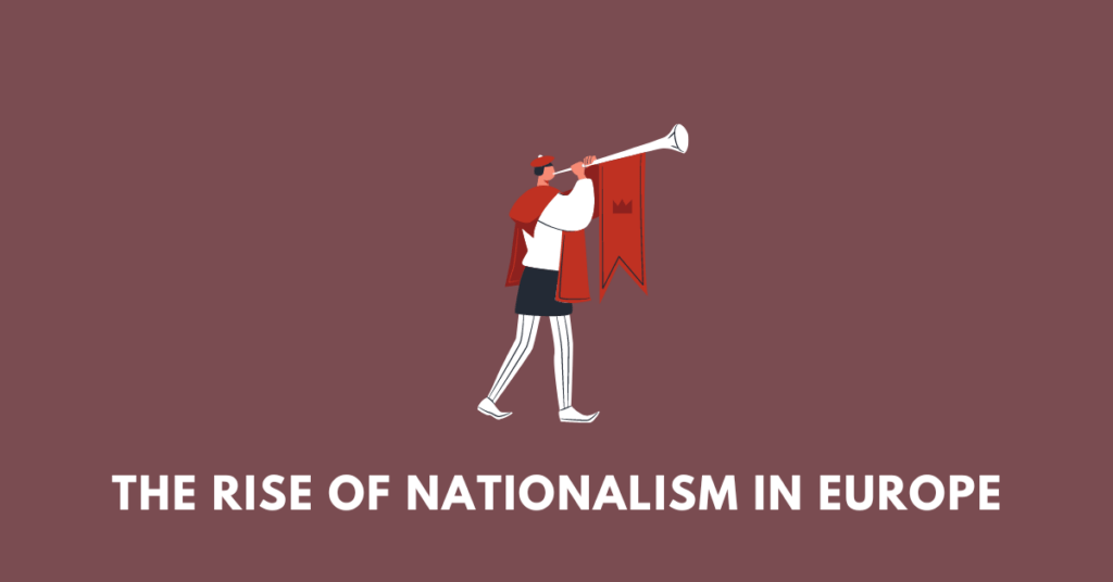 a man blowing trumpet illustrating the chapter the rise of nationalism in europe (tbse)