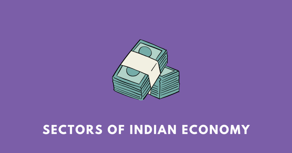 bundles of money, illustrating the chapter Sectors of Indian Economy