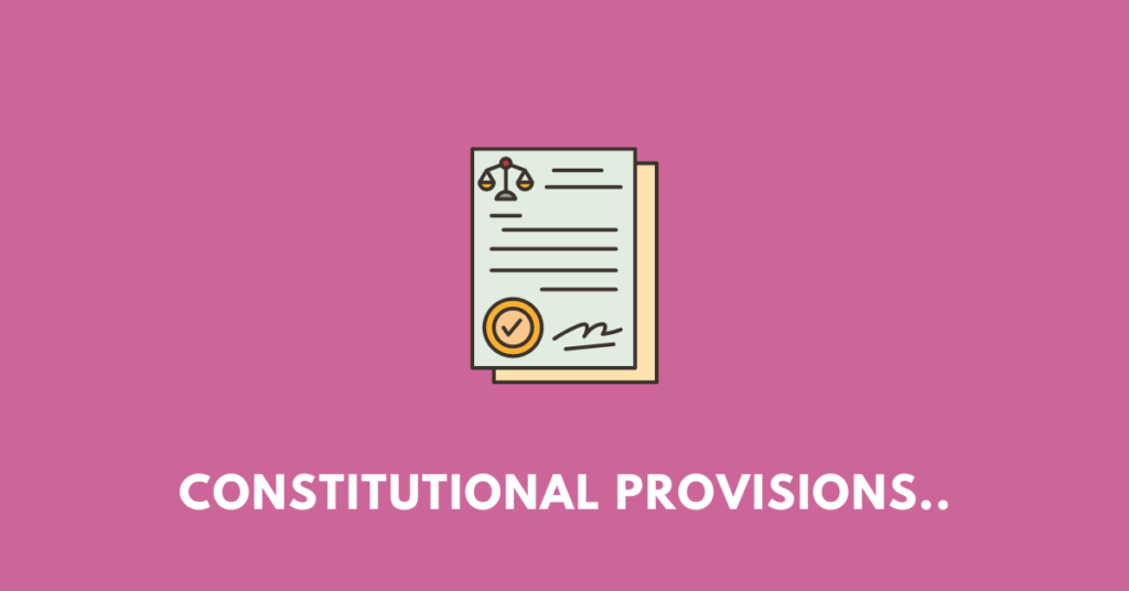 Constitutional Provisions Relating to Education nbse 11