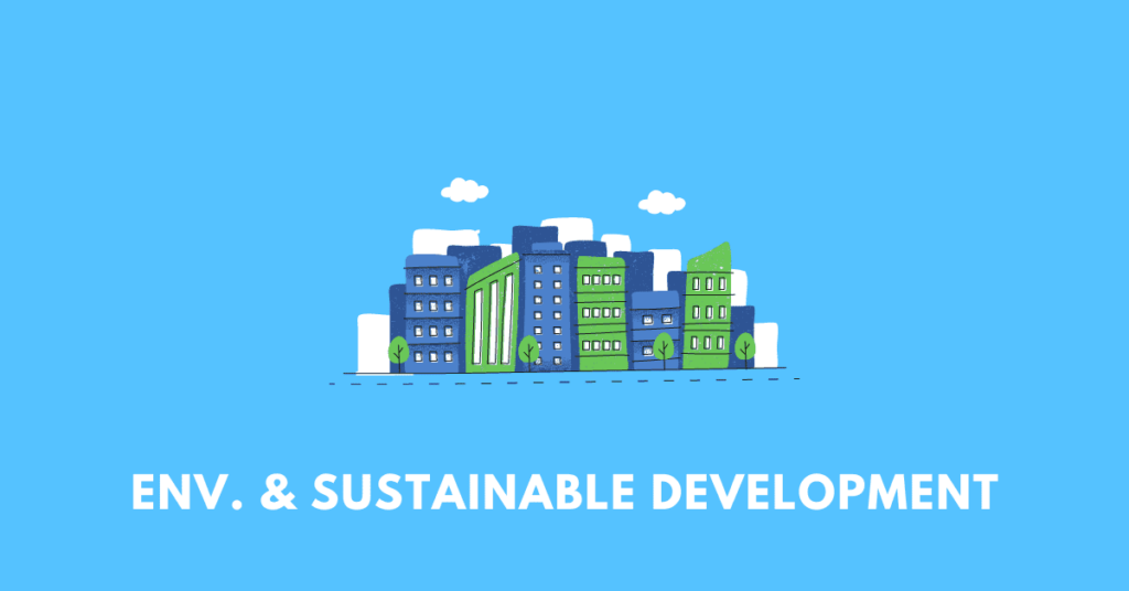 Environmental and Sustainable Development nbse 12