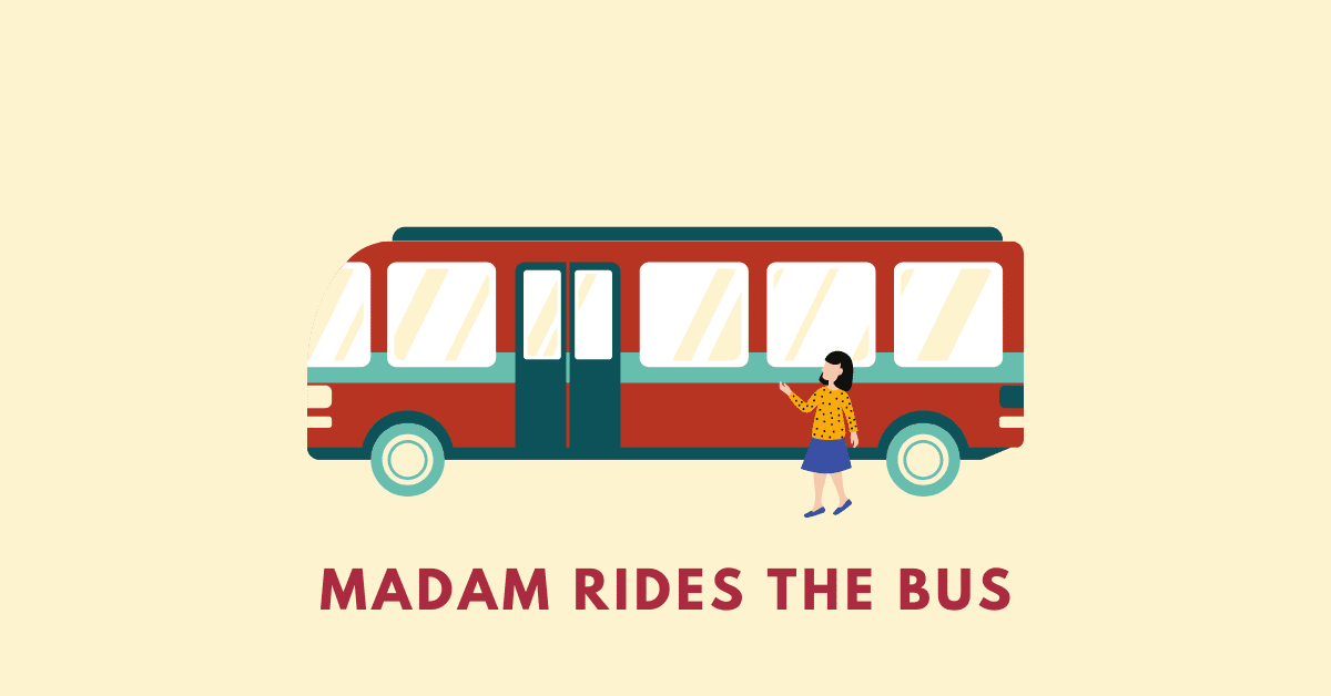 Madam Rides the Bus: SEBA Class 10 English (First Flight) answers