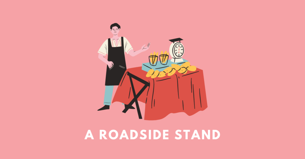 a roadside stand by robert frost