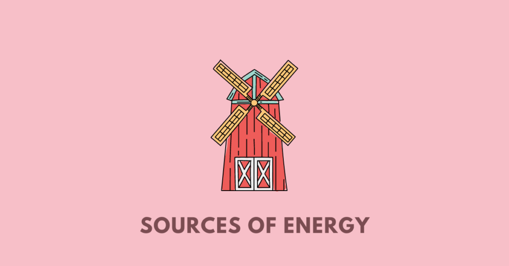 a windmill, illustrating the chapter of class 10 science "sources of energy"