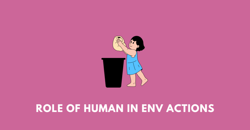 Role of Human in Environmental Actions nbse