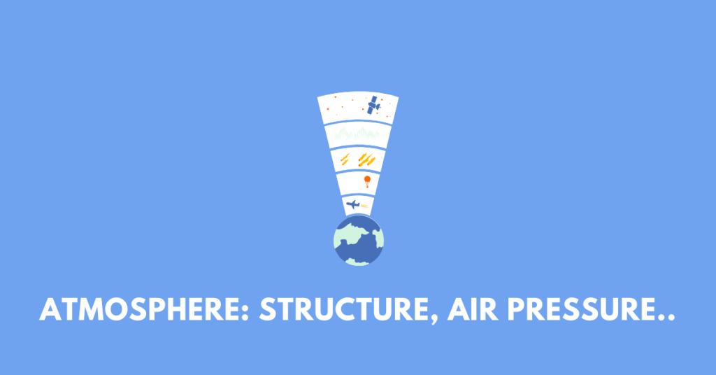Atmosphere: structure, air pressure and wind system