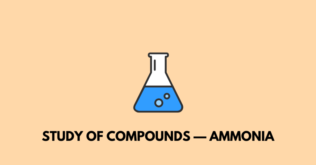 Study of Compounds — Ammonia